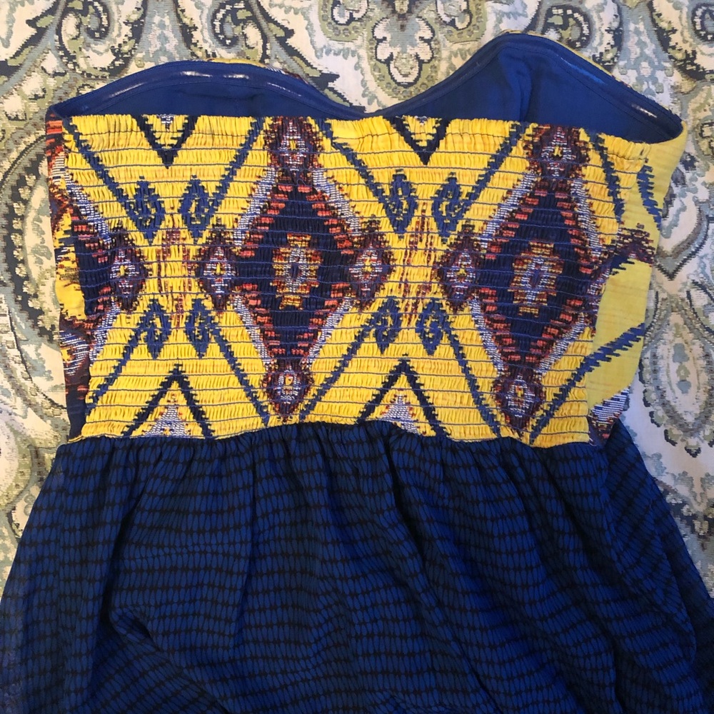 Strapless sun dress